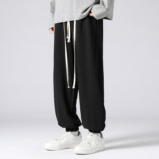 Herren Oversize-Jogginghose mit tiefer Leibhöhe, konischem Bein & extra langen Kordeln Nord Taschen