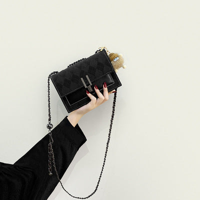 Damen Clutch-Tasche mit luxuriösem Karomuster und elegantem Kettenriemen Nord Taschen
