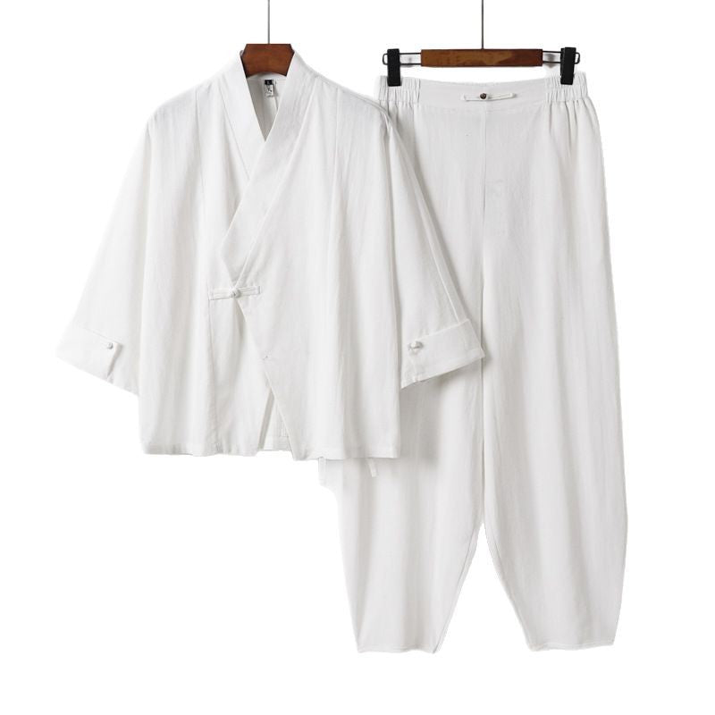 Herren Zen-inspiriertes Kimono-Loungewear-Set Nord Taschen