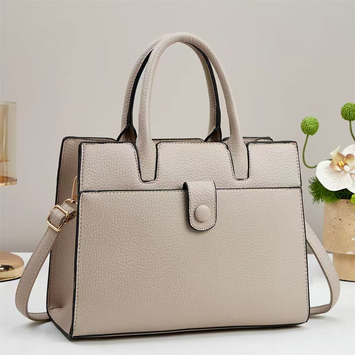 Damen strukturierte Handtasche mit abnehmbaren Tragegriffen Nord Taschen
