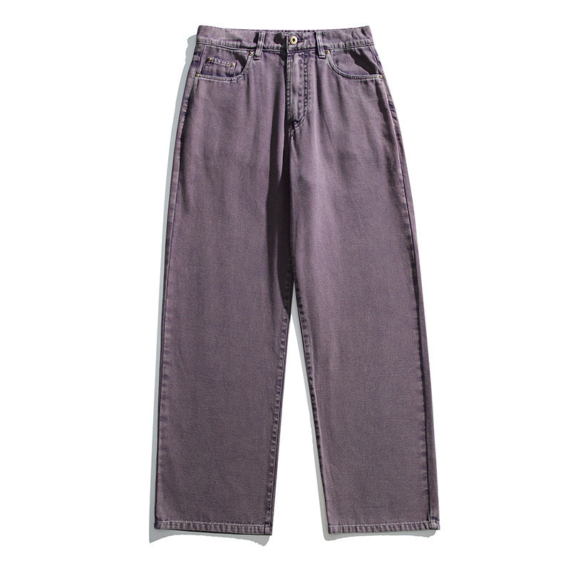 Damen Jeanshose mit hohem Bund, geradem Bein und Vintage‑Waschung Nord Taschen