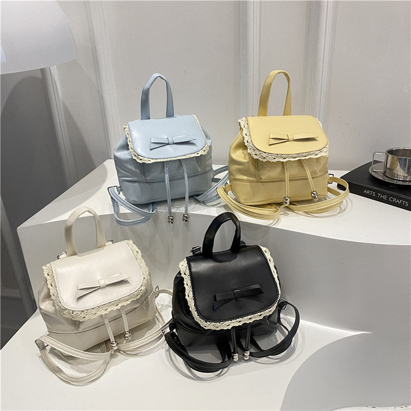 Damen Rucksacktasche mit verspieltem Spitzenaufsatz Nord Taschen