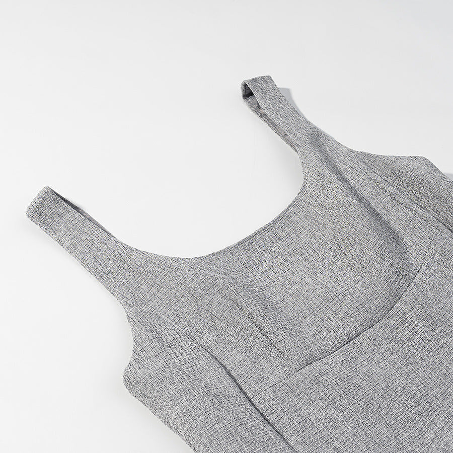 Damen Elegantes zweiteiliges Wollmisch-Kostüm mit tailliertem Kurzblazer und ausgestelltem Midirock Nord Taschen