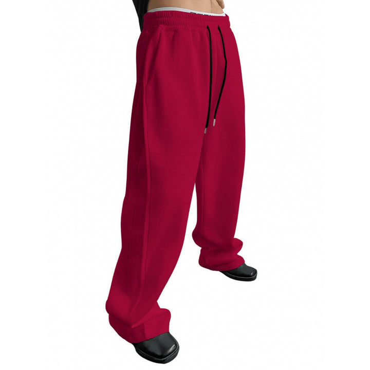Damen weite Oversize Jogginghose mit tiefem Schritt, elastischem Bund und Kordelzug Nord Taschen