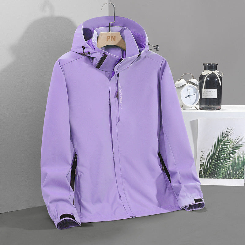 Herren Leichte Softshell-Kapuzenjacke mit verdecktem Reißverschluss und winddichter Membran Nord Taschen
