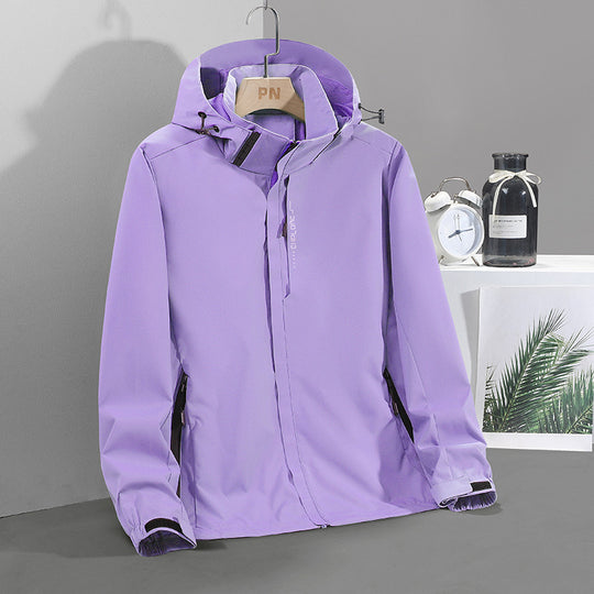Herren Leichte Softshell-Kapuzenjacke mit verdecktem Reißverschluss und winddichter Membran Nord Taschen