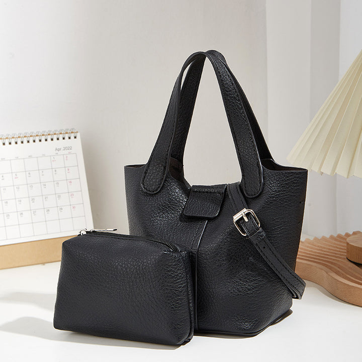Damen Hobo-Tasche mit abnehmbarer Kosmetiktasche und elegantem Design Nord Taschen