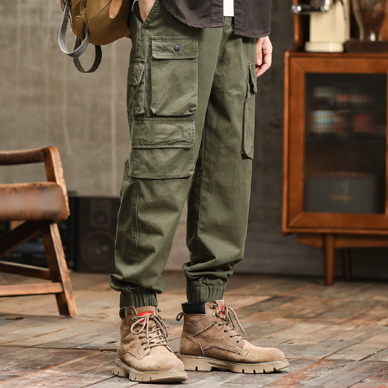 Herren Utility-Cargo-Jogger mit verstärkten Beintaschen und elastischem Knöchelbund Nord Taschen