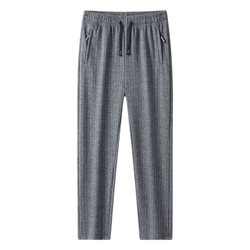 Herren schmal geschnittene Jogginghose mit Nadelstreifen und elastischem Bund Nord Taschen