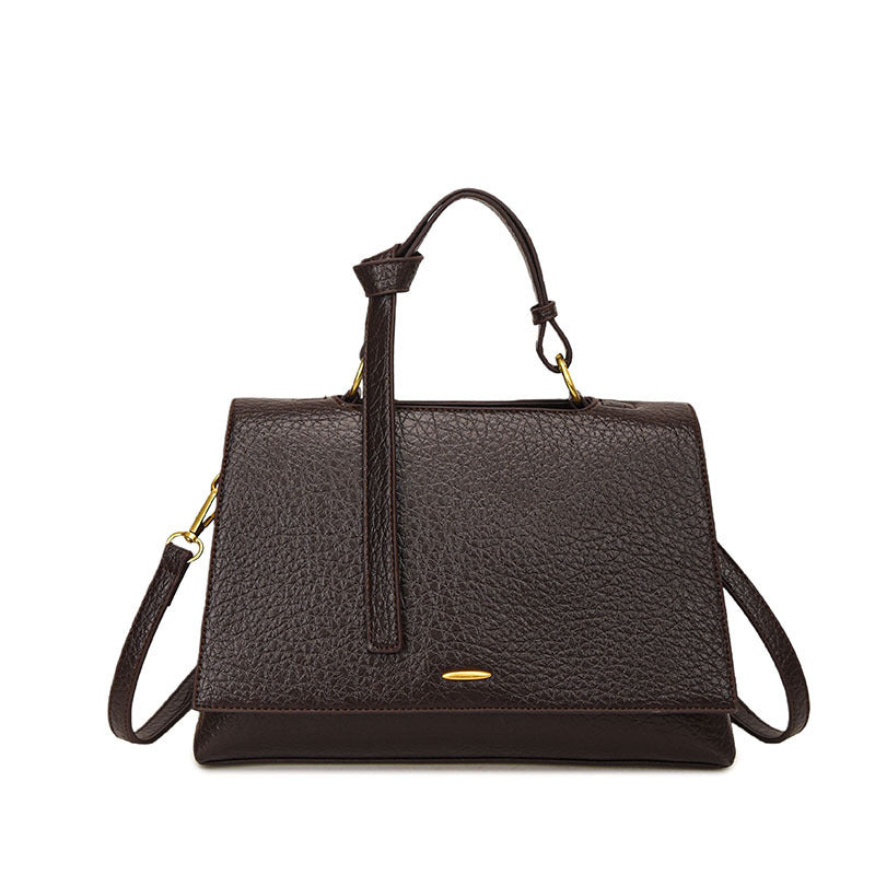 Damen hochwertige Handtasche mit elegantem Klappverschluss Nord Taschen