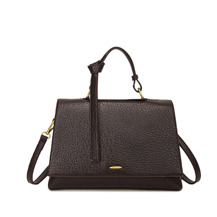 Damen hochwertige Handtasche mit elegantem Klappverschluss Nord Taschen