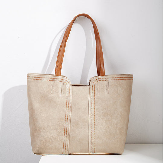 Damen Tragetasche mit eleganten Nieten und bequemem Handles Nord Taschen