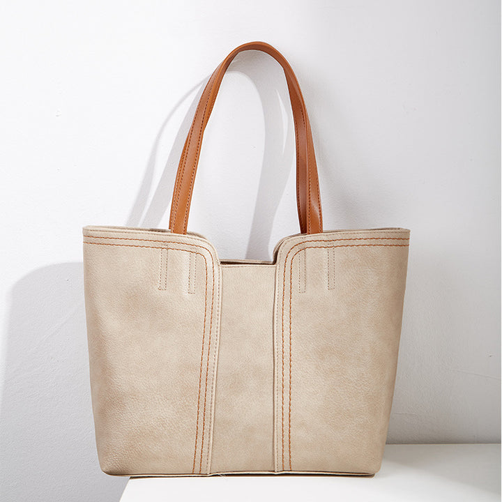Damen Tragetasche mit eleganten Nieten und bequemem Handles Nord Taschen