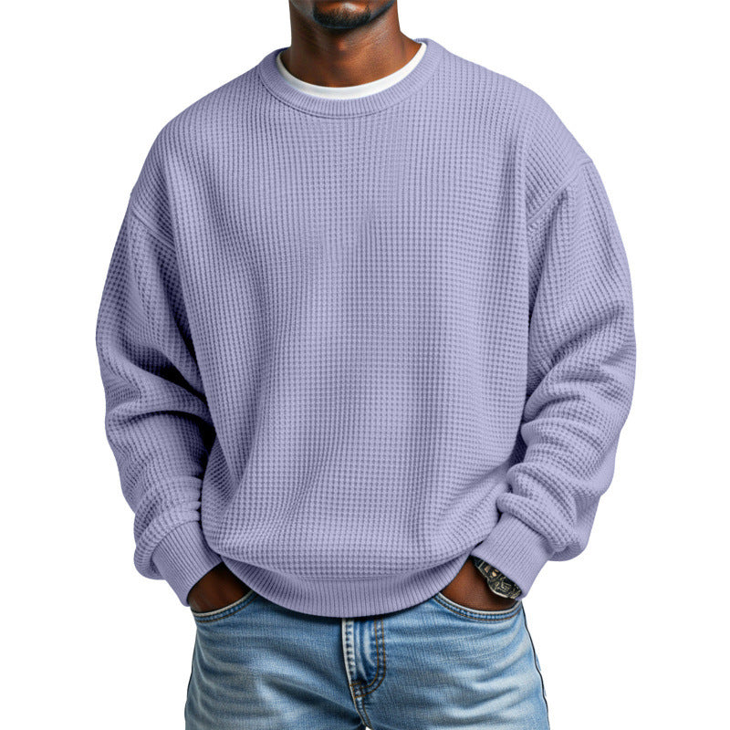 Herren Bequemer Sweatpullover mit Waffelstruktur Nord Taschen