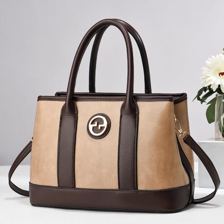 Damen elegante Handtasche mit glänzenden Akzenten Nord Taschen