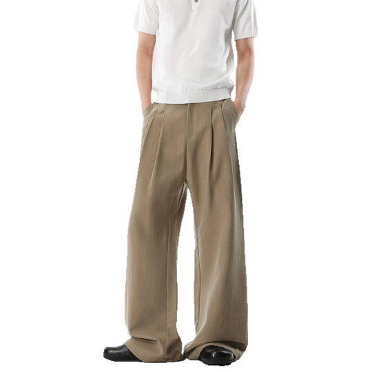 Damen Weit geschnittene Leinenhose Nord Taschen