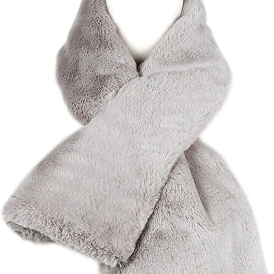 Damen Luxuriöse Kunstpelz‑Stola mit Einsteckschlitz und weichem Thermofutter Nord Taschen
