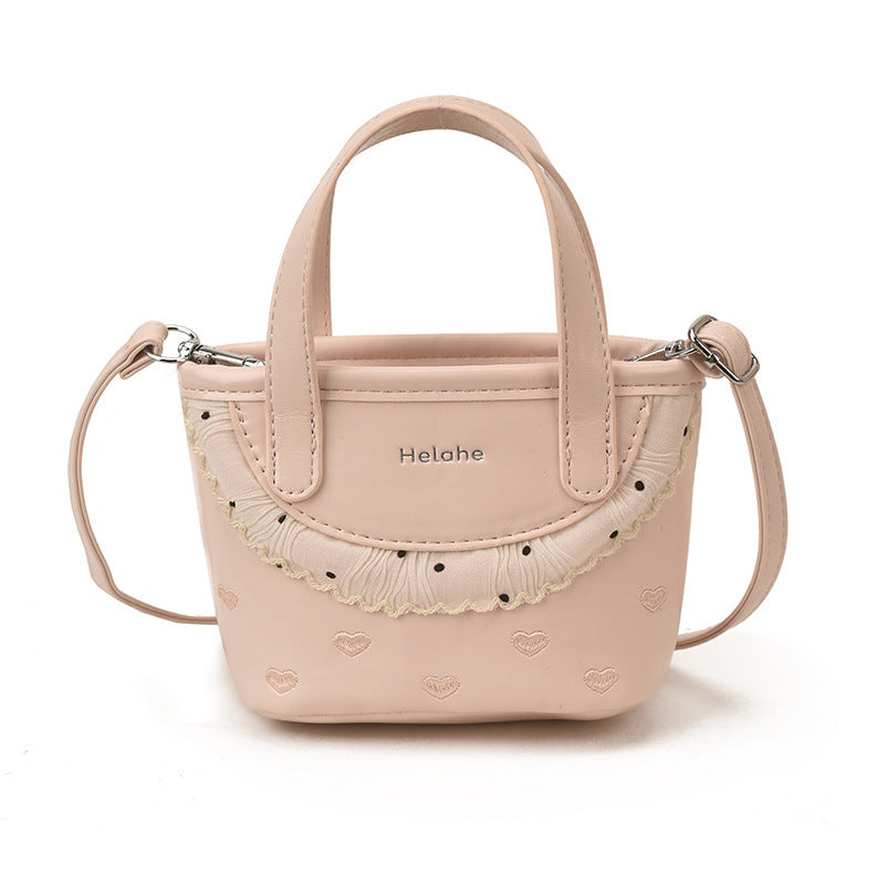 Damen modische Handtasche mit verspieltem Rüschendesign Nord Taschen