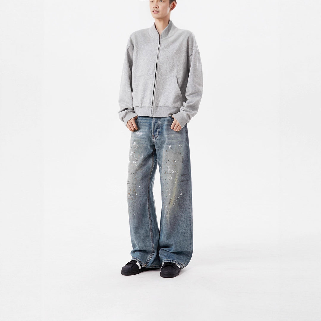 Damen Weitgeschnittene Jeans mit einzigartigen Zerstörungsdetails Nord Taschen