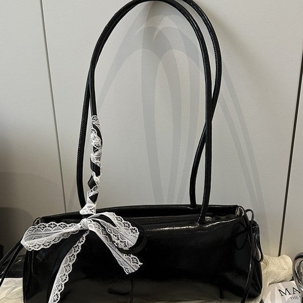 Damen Umhängetasche mit verspieltem Bindungsdetail Nord Taschen