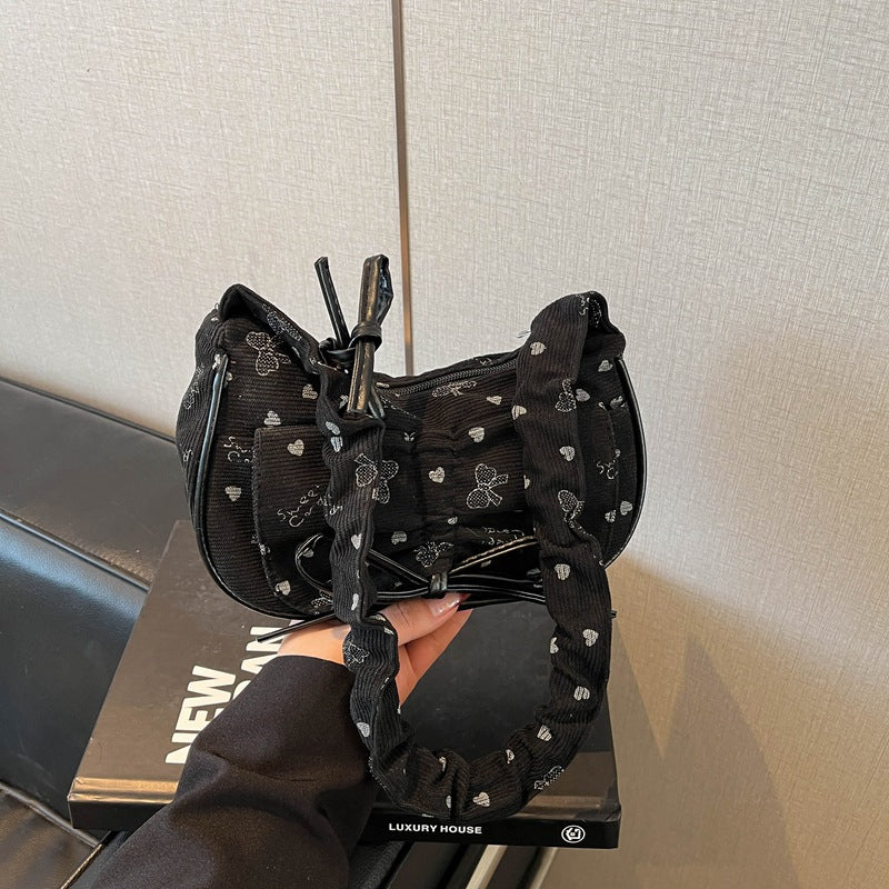 Damen modische Handtasche mit verspieltem Schleifendetail Nord Taschen