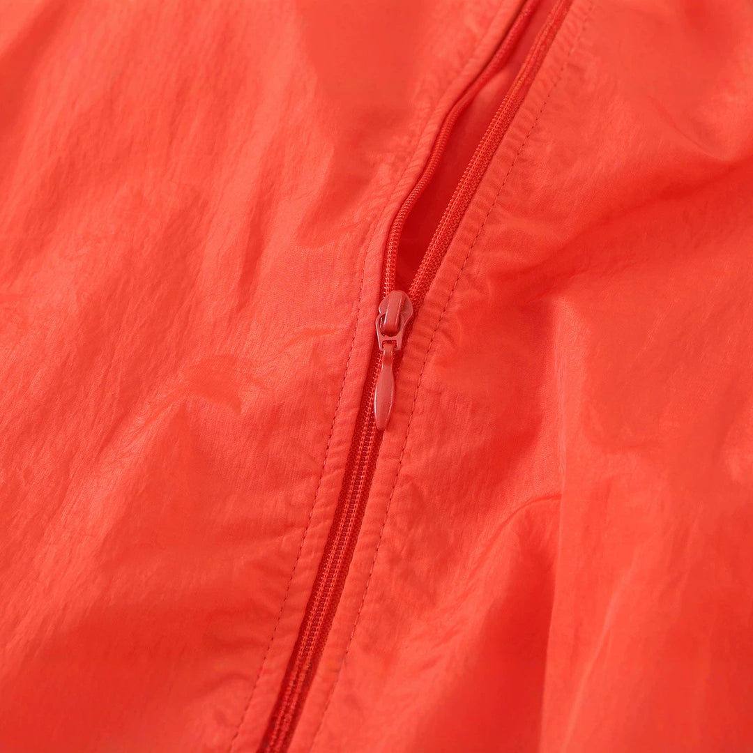 Damen Leichte Longline-Übergangsjacke mit Tunnelzugtaillierung und Stehkragen Nord Taschen