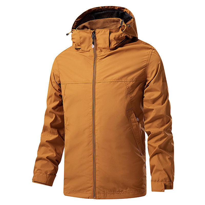Herren Leichte Outdoorjacke mit verstellbarer Kapuze Nord Taschen 1787797788