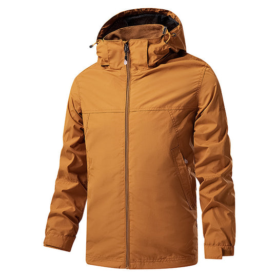 Herren Leichte Outdoorjacke mit verstellbarer Kapuze Nord Taschen 1787797788