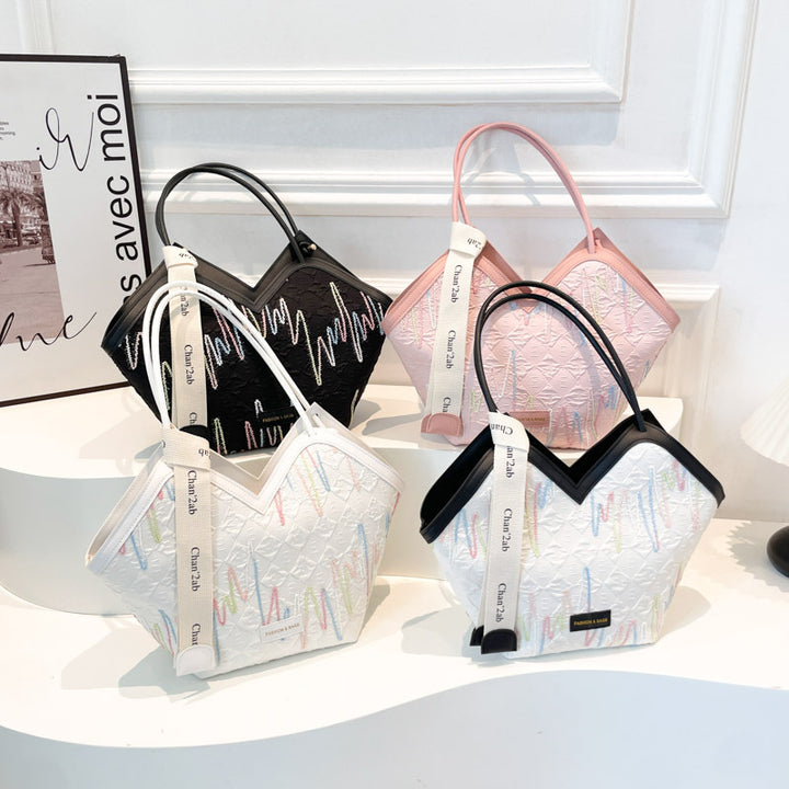 Damen Handtasche mit einzigartigem grafischem Design Nord Taschen