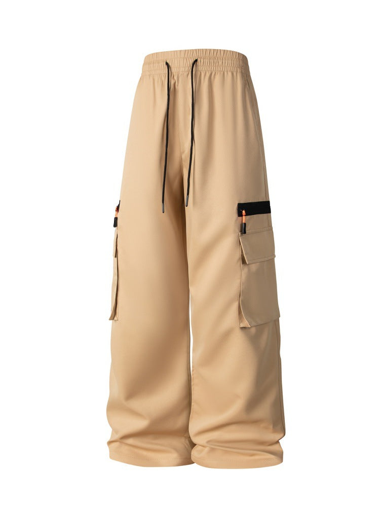 Herren Weite Cargo-Hose im Oversize-Schnitt mit elastischem Tunnelzugbund und Multifachtaschen Nord Taschen