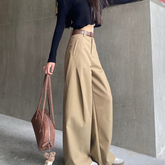 Damen Modische und lässige Hochtausende Hose Nord Taschen