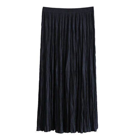 Damen Eleganter Faltenrock mit hohem Bund und fließendem Stoff Nord Taschen