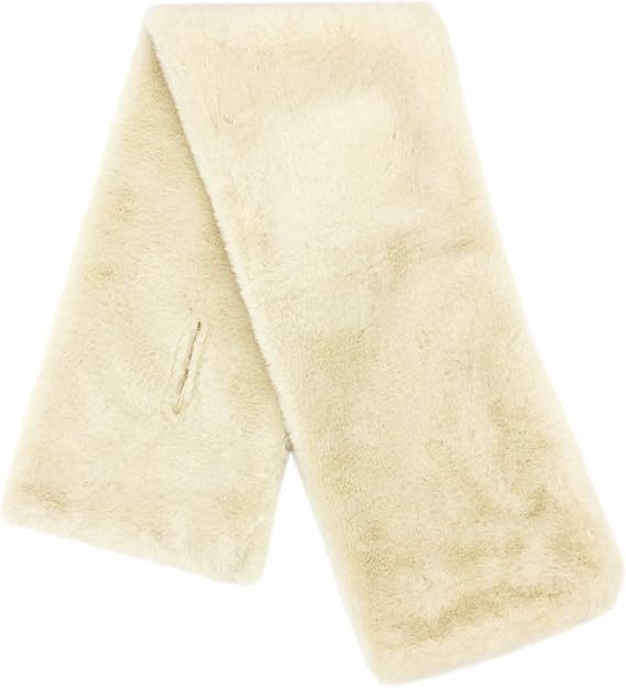 Damen Luxuriöse Kunstpelz‑Stola mit Einsteckschlitz und weichem Thermofutter Nord Taschen