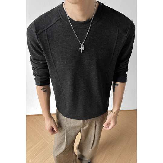 Herren Bequemer Langarm-Pullover Nord Taschen