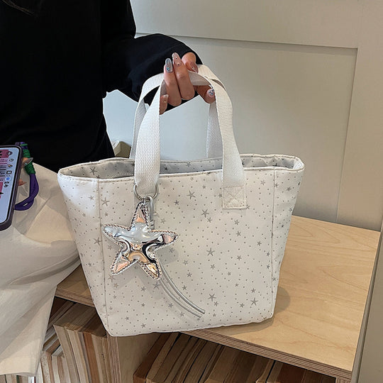 Damen modische Tragetasche mit Sternenmotiv Nord Taschen