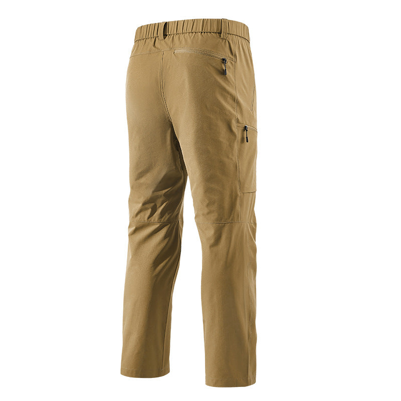 Herren Multifunktionale Cargo-Reisehose mit elastischem Bund, Reißverschlusstaschen und Knieverstärkung Nord Taschen