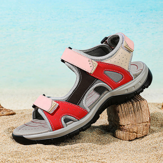 Damen Sportliche Freizeitsandalen mit verstellbaren Riemen und rutschfester Sohle