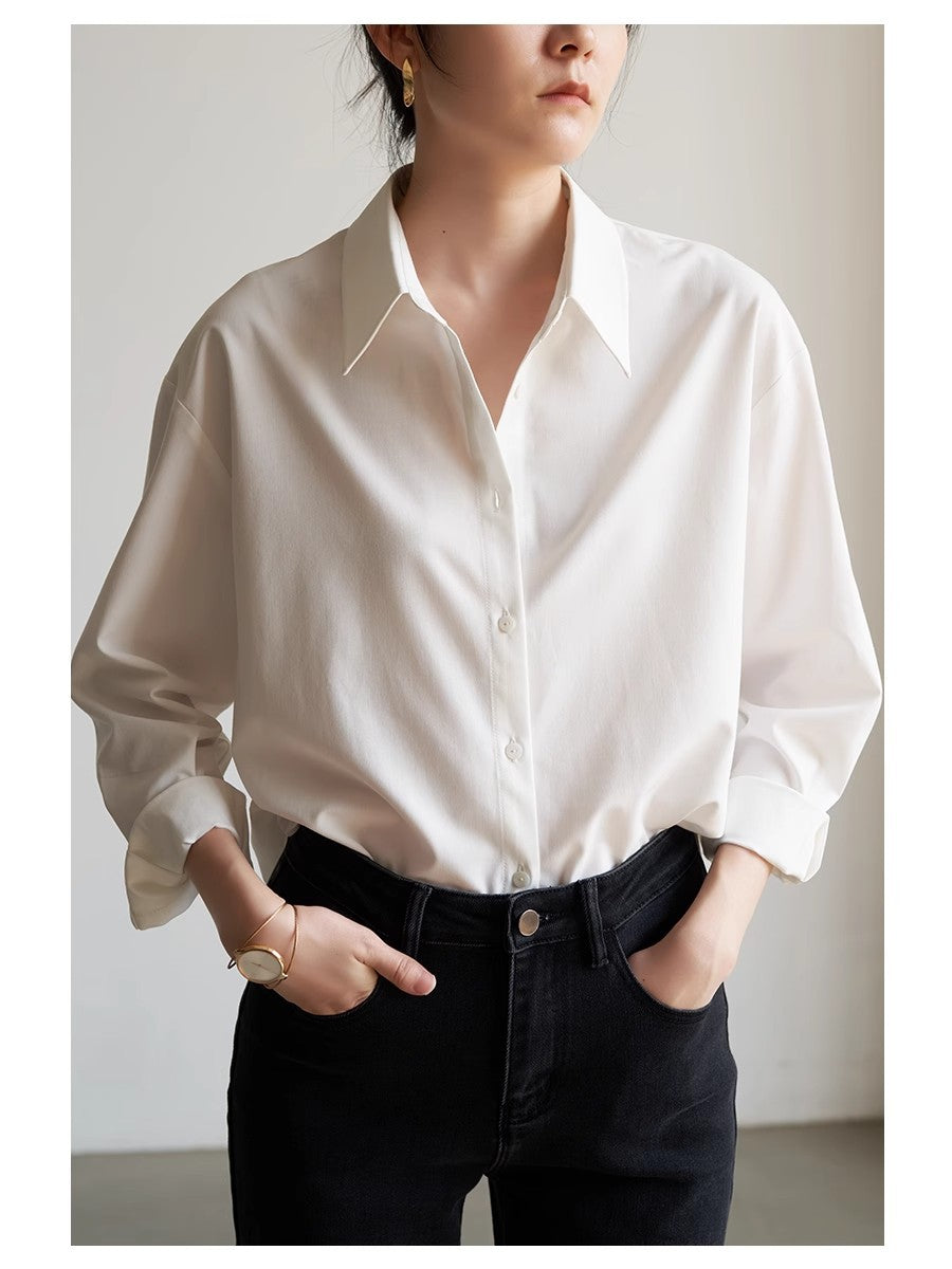 Damen Schicke und lässige Bluse mit oversized Schnitt Nord Taschen