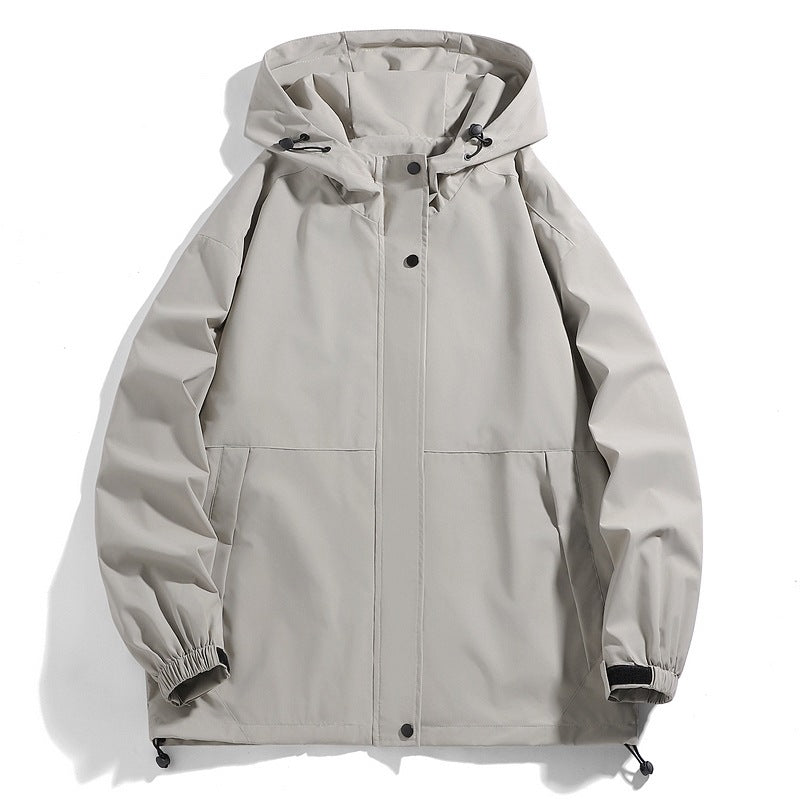 Herren Wasserabweisende Übergangsjacke mit verstellbarer Kapuze und praktischen Taschen Nord Taschen