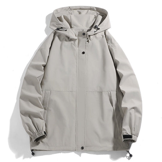 Herren Wasserabweisende Übergangsjacke mit verstellbarer Kapuze und praktischen Taschen Nord Taschen