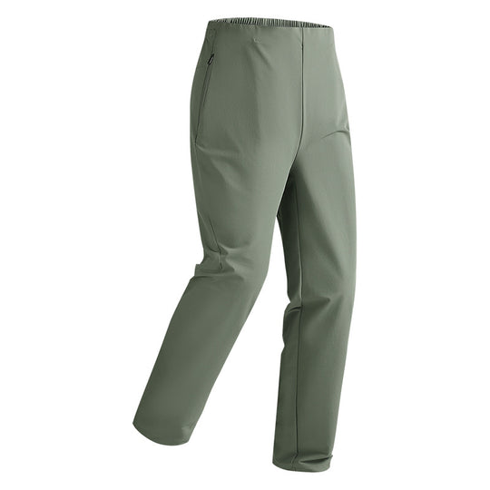Damen Elegante Stretch-Hose mit Reißverschlusstasche und geradem Schnitt Nord Taschen