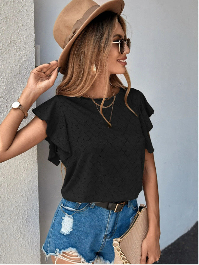 Damen Bluse mit Rüschendetails Nord Taschen