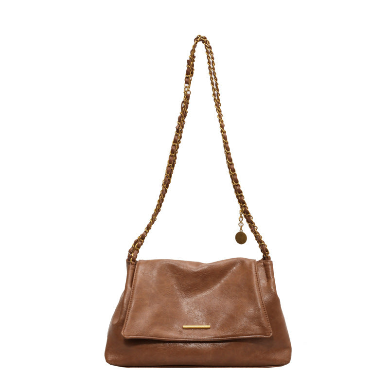 Damenhandtasche mit luxuriösem Kettenhenkel und weich strukturierter Oberfläche Nord Taschen