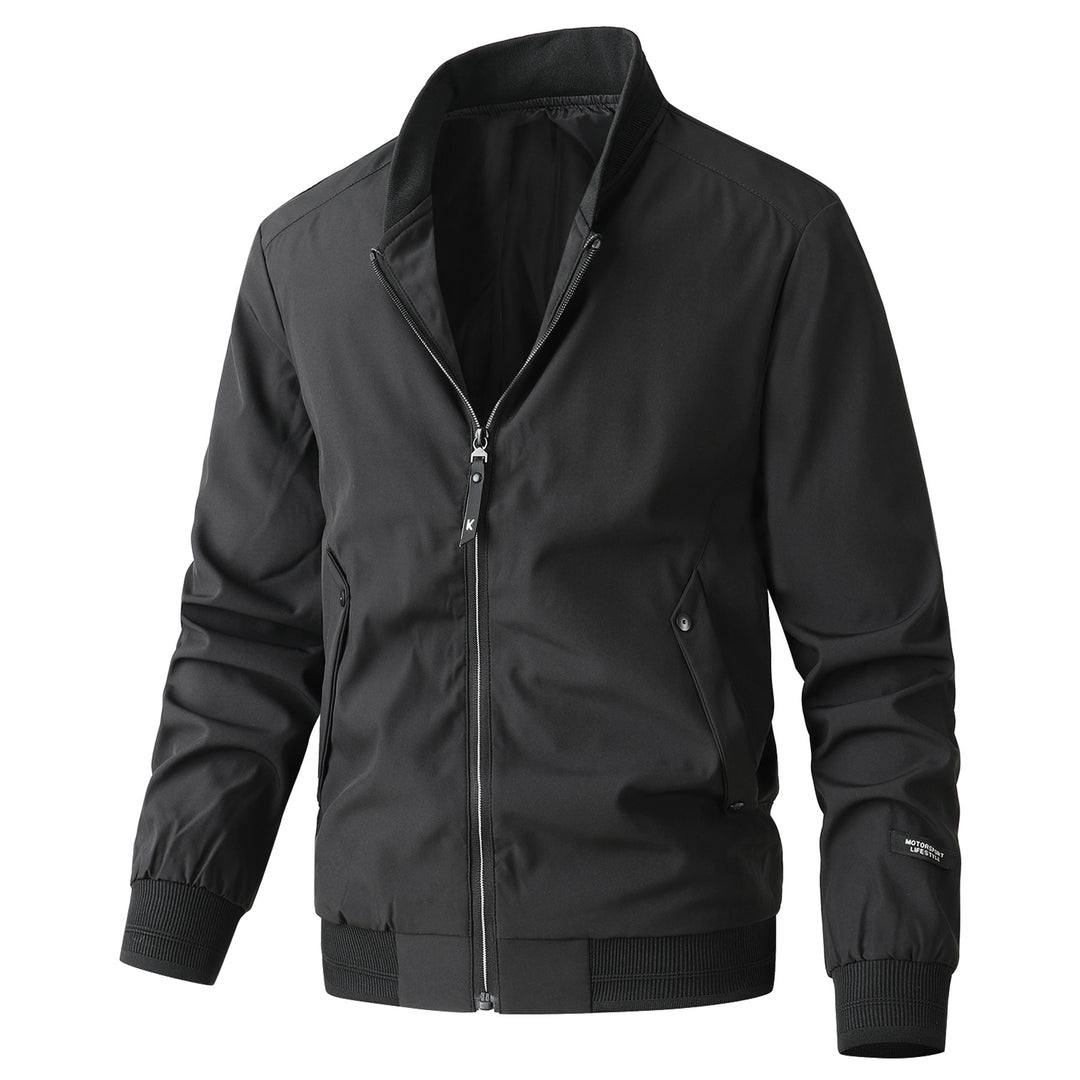 Herren leichter Urban-Bomber mit wasserabweisender Shell, geripptem Saum und Pattentaschen Nord Taschen