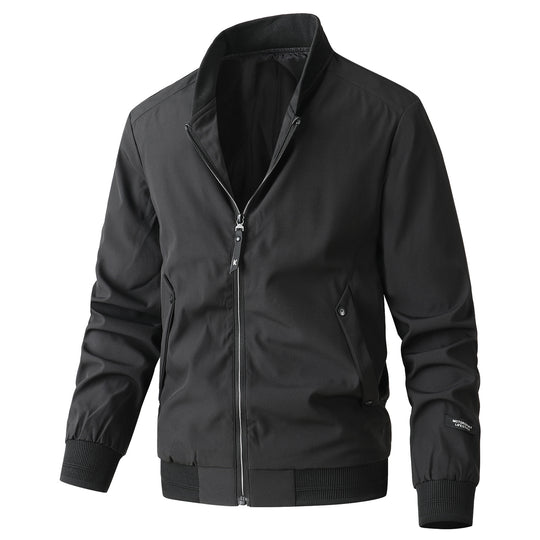 Herren leichter Urban-Bomber mit wasserabweisender Shell, geripptem Saum und Pattentaschen Nord Taschen
