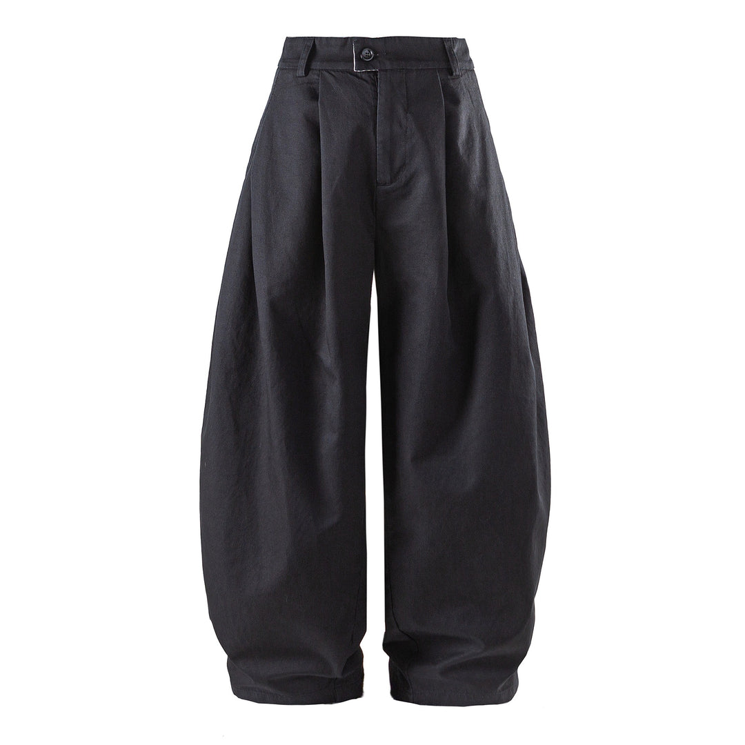 Damen weite High‑Waist‑Culotte mit Kellerfalte und verkürztem Bein Nord Taschen