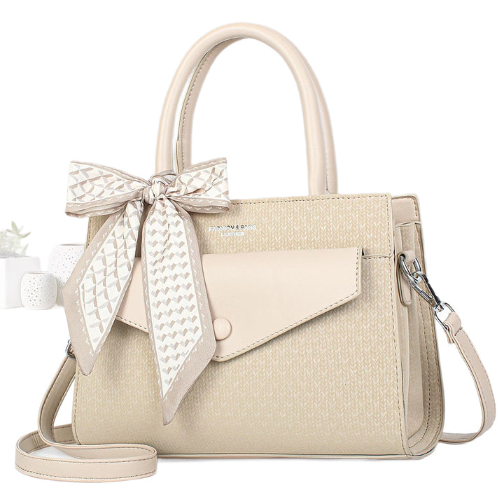Damen elegante Handtasche mit modischem Schal Nord Taschen