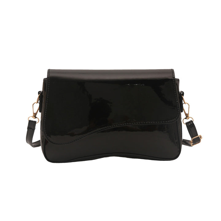 Damen elegante Clutch mit glänzendem Lackfinish Nord Taschen