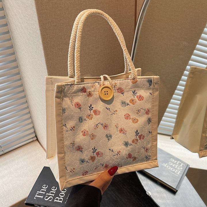 Damen praktische und stilvolle Einkaufstasche mit floralem Design Nord Taschen
