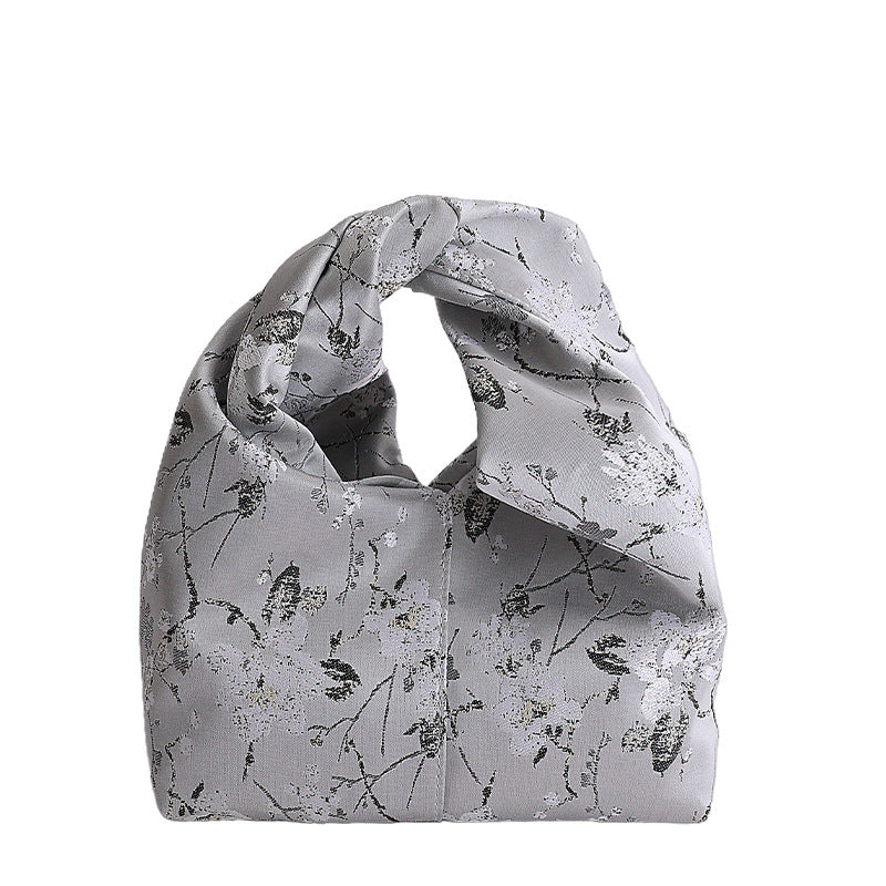 Damen Hobo-Tasche aus luxuriösem, blütenverziertem Stoff Nord Taschen